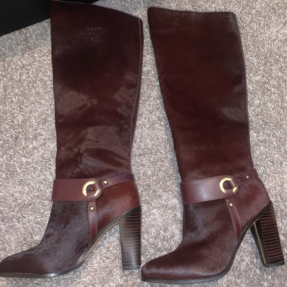 New Donald J Pliner Owen Calf Hair Boots - Sz 7M - Picture 2 of 7